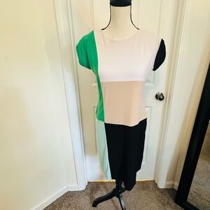 Donna Morgan Color Block Dress